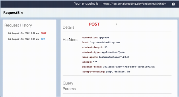 Picture of RequestContainer's UI